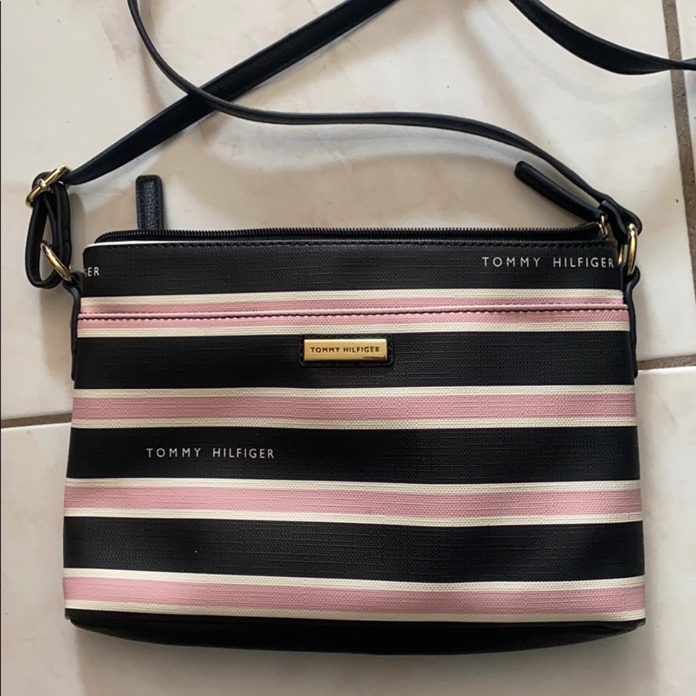 Tommy Hilfiger Striped cross body purse